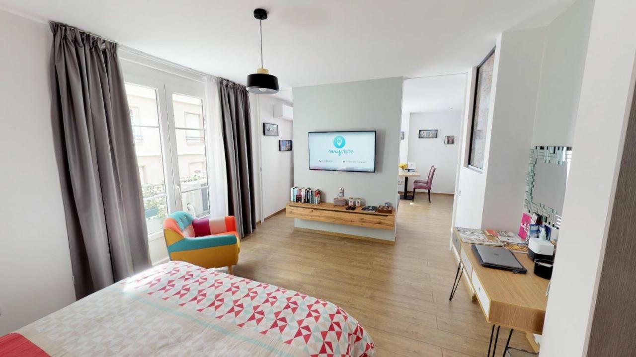 Appartement Cosy Au Coeur De Grenoble Avec Parking Gratuit Екстер'єр фото